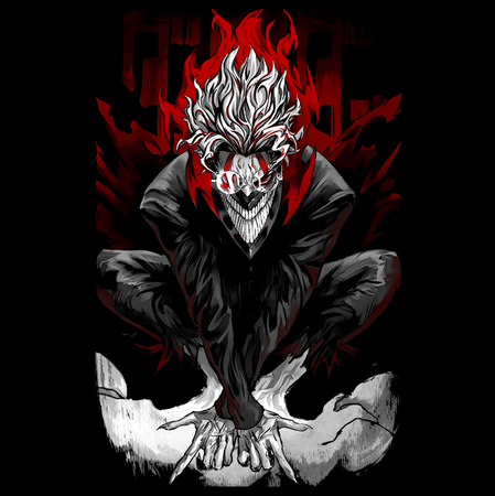 Koszulka Czarna Dandadan - WYBIERZ FASON KOSZULKI