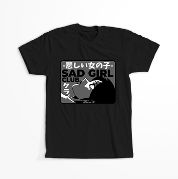 Koszulka Sad girl KOLOR KOSZULKI I FASON