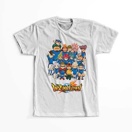 Koszulka Biała - Inazuma Eleven - WYBIERZ KOLOR KOSZULKI I FASON