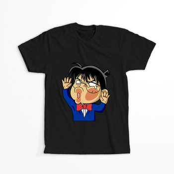 Koszulka Czarna Detective Conan WYBIERZ KOLOR KOSZULKI I FASON