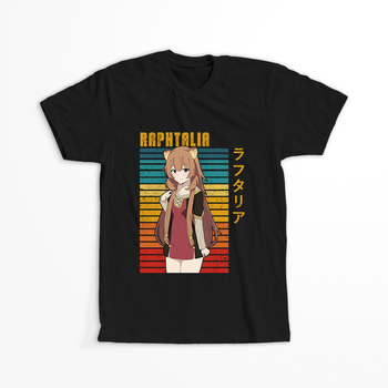 Koszulka Czarna - The Rising of the Shield Hero - WYBIERZ KOLOR KOSZULKI I FASON