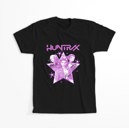 Koszulka Czarna KPop Demon Hunters WYBIERZ KOLOR KOSZULKI I FASON