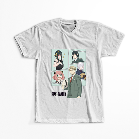 Koszulka Biała Spy X Family - WYBIERZ KOLOR KOSZULKI I FASON
