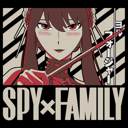 Koszulka Czarna Spy X Family - WYBIERZ KOLOR KOSZULKI I FASON