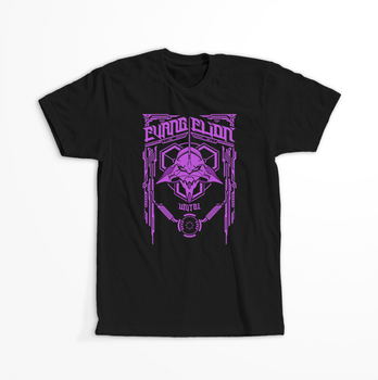 Koszulka Czarna Neon Genesis Evangelion - WYBIERZ KOLOR KOSZULKI I FASON