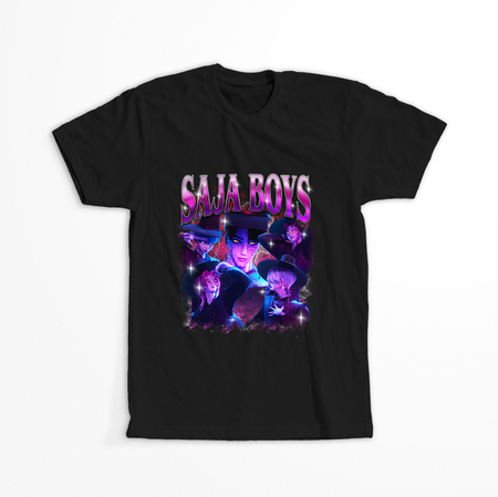 Koszulka Czarna KPop Demon Hunters WYBIERZ KOLOR KOSZULKI I FASON