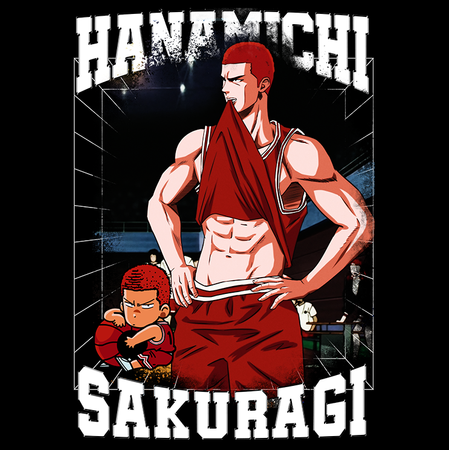 Koszulka Czarna Slam Dunk WYBIERZ KOLOR KOSZULKI I FASON