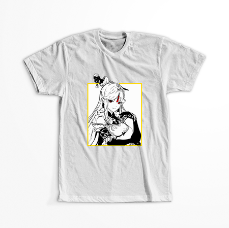 Koszulka Biała Genshin Impact - Ningguang  - WYBIERZ KOLOR