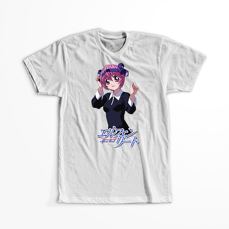 Koszulka Biała Elfen Lied - WYBIERZ KOLOR KOSZULKI I FASON