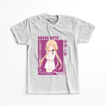 Koszulka Biała - Is the Order a Rabbit?  - WYBIERZ KOLOR KOSZULKI I FASON