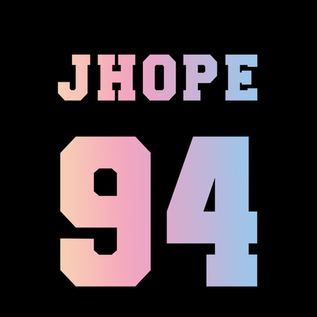 Koszulka Czarna BTS Jhope WYBIERZ KOLOR