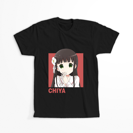 Koszulka Czarna - Is the Order a Rabbit?  - WYBIERZ KOLOR KOSZULKI I FASON