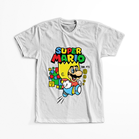 Koszulka Super Mario Bros. WYBIERZ KOLOR KOSZULKI I FASON