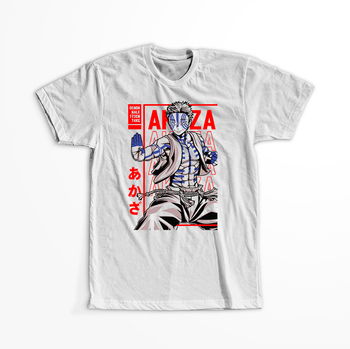 Koszulka Biała Demon Slayer / Kimetsu no Yaiba / Miecz zabójcy demonów - WYBIERZ KOLOR KOSZULKI I FASON