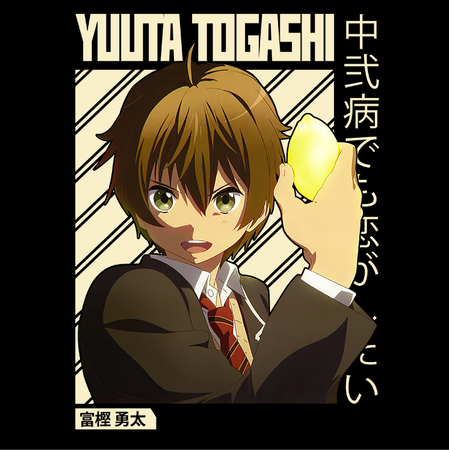 Koszulka Biała Chuunibyou demo Koi ga Shitai! / Love, Chunibyo & Other Delusions! - WYBIERZ KOLOR KOSZULKI I FASON