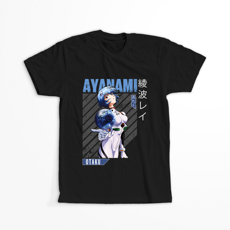 Koszulka Czarna Neon Genesis Evangelion - WYBIERZ KOLOR KOSZULKI I FASON