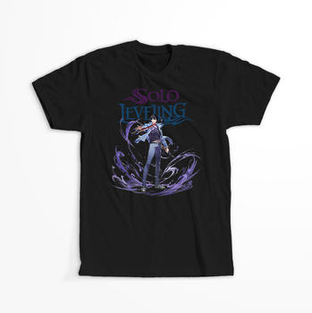 Koszulka Czarna - Solo Leveling  - WYBIERZ KOLOR KOSZULKI I FASON