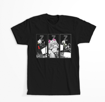 Koszulka Czarna - Zenless Zone Zero - WYBIERZ KOLOR KOSZULKI I FASON