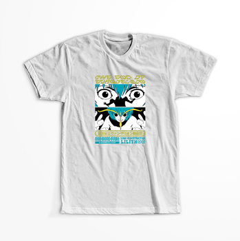 Koszulka Biała Neon Genesis Evangelion - WYBIERZ KOLOR KOSZULKI I FASON