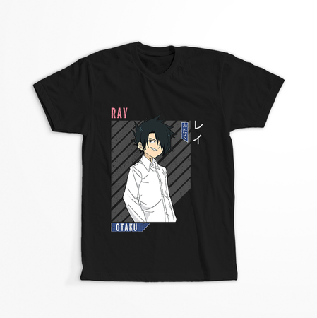 Koszulka Czarna - The Promised Neverland - WYBIERZ KOLOR KOSZULKI I FASON