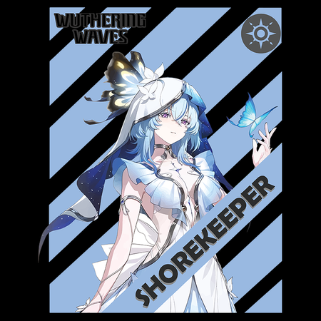 Koszulka Biała Wuthering Waves - WYBIERZ FASON I KOLOR KOSZULKI