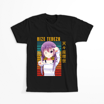 Koszulka Czarna - Is the Order a Rabbit?  - WYBIERZ KOLOR KOSZULKI I FASON