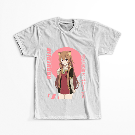 Koszulka Biała - The Rising of the Shield Hero - WYBIERZ KOLOR KOSZULKI I FASON