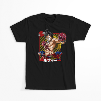 Koszulka Czarna One Piece - WYBIERZ KOLOR KOSZULKI I FASON