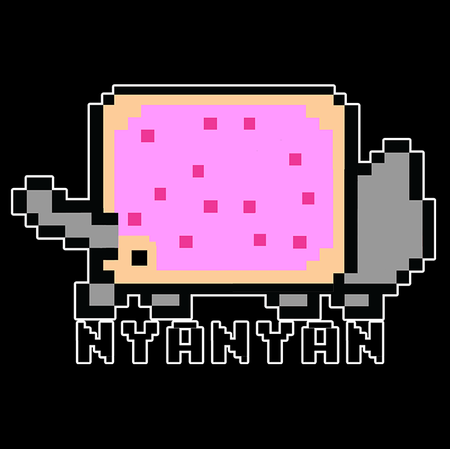 Koszulka Czarna NyaNyan WYBIERZ KOLOR KOSZULKI I FASON