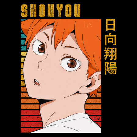 Koszulka Czarna - Haikyuu!!  - WYBIERZ KOLOR KOSZULKI I FASON