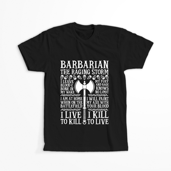 Koszulka RPG KOLOR KOSZULKI I FASON