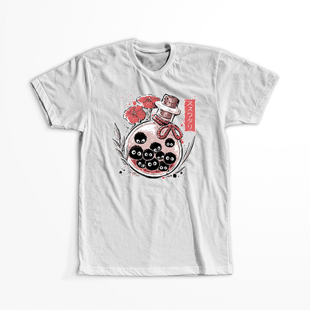 Koszulka Biała Studio Ghibli - WYBIERZ KOLOR KOSZULKI I FASON