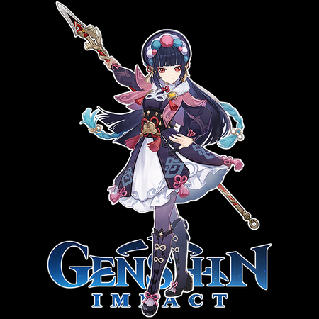 Koszulka Czarna Genshin Impact - Yun Jin - WYBIERZ KOLOR