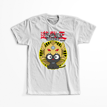 Koszulka Biała - Chococat & Yu-Gi-Oh! - WYBIERZ KOLOR KOSZULKI I FASON