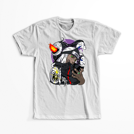 Koszulka Biała Naruto / Boruto - WYBIERZ KOLOR KOSZULKI I FASON