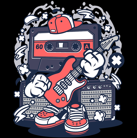 Koszulka Muzyka KOLOR KOSZULKI I FASON