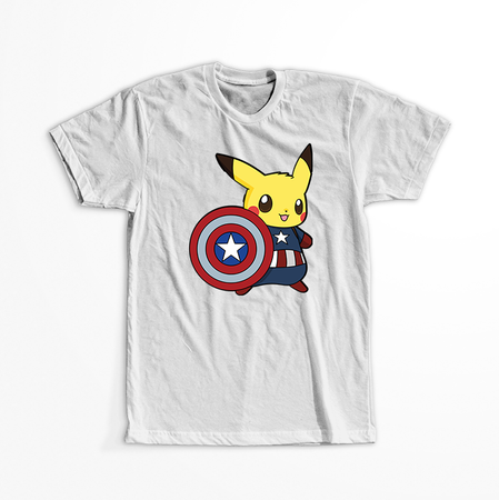 Koszulka Biała - Pokemon - WYBIERZ KOLOR KOSZULKI I FASON