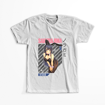 Koszulka Biała Seishun Buta Yarou wa Bunny Girl Senpai no Yume wo Minai WYBIERZ KOLOR KOSZULKI I FASON