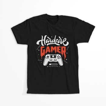 Koszulka Hardcore gamer WYBIERZ KOLOR KOSZULKI I FASON