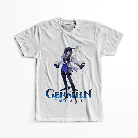 Koszulka Biała Genshin Impact - Yelan - WYBIERZ KOLOR