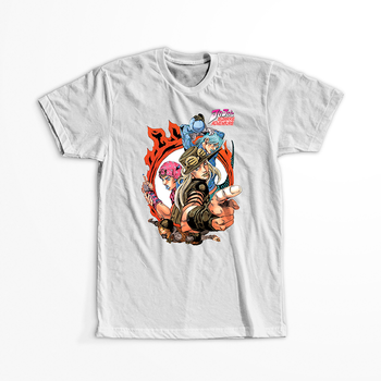 Koszulka Biała JOJO's Bizarre Adventure - WYBIERZ KOLOR KOSZULKI I FASON