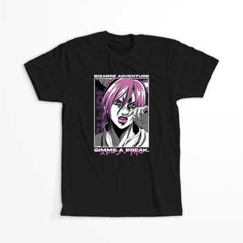 Koszulka Czarna JOJO's Bizarre Adventure - WYBIERZ KOLOR KOSZULKI I FASON