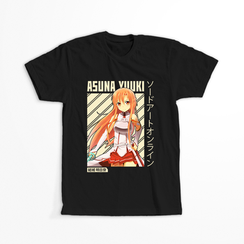 Koszulka Czarna Sword Art Online WYBIERZ KOLOR KOSZULKI I FASON