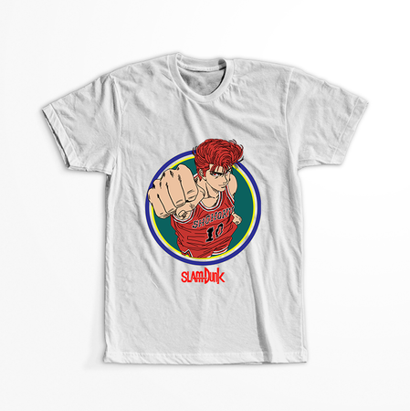 Koszulka Biała Slam Dunk WYBIERZ KOLOR KOSZULKI I FASON