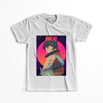 Koszulka Biała Made in Abyss - WYBIERZ KOLOR KOSZULKI I FASON