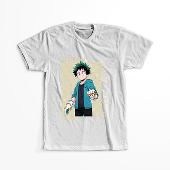 Koszulka Biała My Hero Academia / Akademia bohaterów - WYBIERZ KOLOR KOSZULKI I FASON