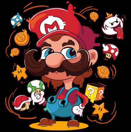 Koszulka Super Mario Bros. KOLOR KOSZULKI I FASON