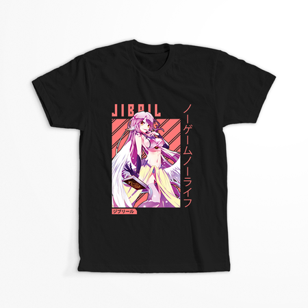 Koszulka Czarna No Game No Life - WYBIERZ KOLOR KOSZULKI I FASON