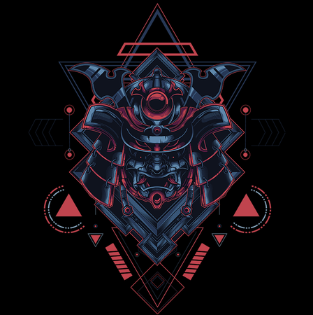 Torba z uszami z Mecha samuraj demon