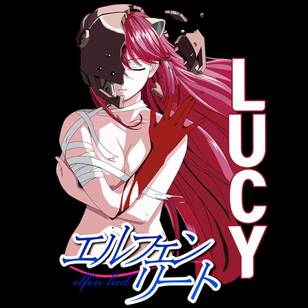 Koszulka Biała Elfen Lied - WYBIERZ KOLOR KOSZULKI I FASON